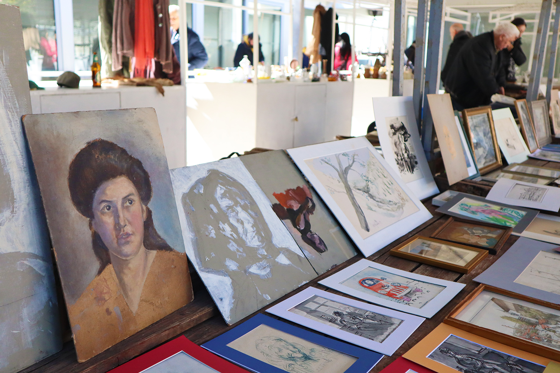 Sunday flea market in Lapad